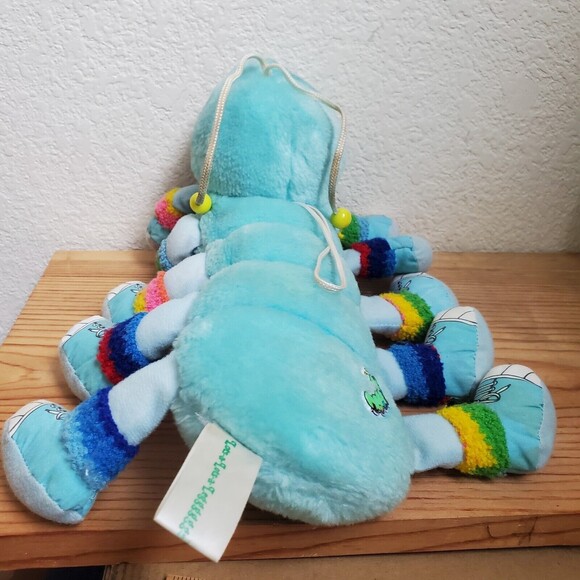 VTG Caterpillar Plush Toy Retro 1984 Lots-A Lots-A Leggggggs 30cm Stuffed Bug - Picture 11 of 16